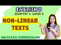 NON-LINEAR TEXTS||Journalistic Text||ENGLISH 7| Week 5|QUARTER 3|MATATAG Curriculum