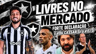 🚨OLHA 5 JOGADORES EM FIM DE CONTRATO NO BOTAFOGO | JOÃO PAULO MAGALHÃES DETONA JOHN TEXTOR