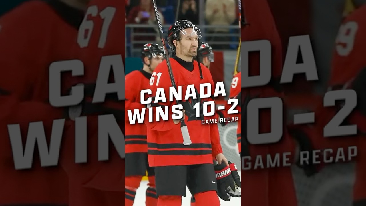 60 Second Game Recap: Canada🇨🇦 wins 10-2 over France🇫🇷