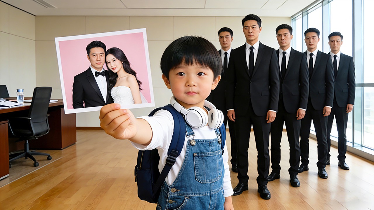 萌娃手持神秘照片獨闖總裁辦公室，眾目睽睽下一聲「爹地」驚呆全場員工，沒想到真實身分曝光竟是總裁的親生骨肉！#短劇 #搞笑 #movie