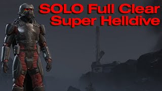Helldivers 2 - Retrieve Data - Solo Full Clear - Difficulty 10 Automaton Gameplay