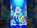 A Stranded Cat's Magical Oceanic Tale #aicat #cutecats #shorts