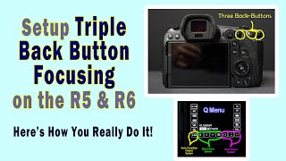 Setup Triple Back Button Auto-Focusing on the Canon EOS R5 or R6: This Is How You Really Do It!