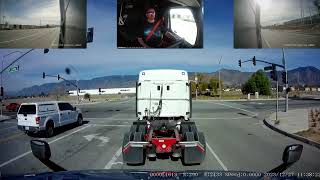 Fast Car Tries To Pull A Fast One, Jaywalkers And More by Scott Zane Trucking Clips 3,119 views 3 months ago 11 minutes, 41 seconds