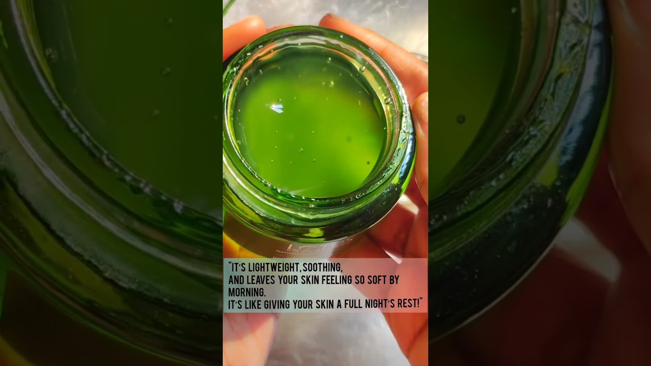 LOTUS BOTANICALS | Natural Green Tea HydraDetox Soothing Night Gel | Collaboration Video 🌿