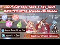 toram online - gemrun leg gem + srd gem new boss trickster dragon mimyugon - yusagi