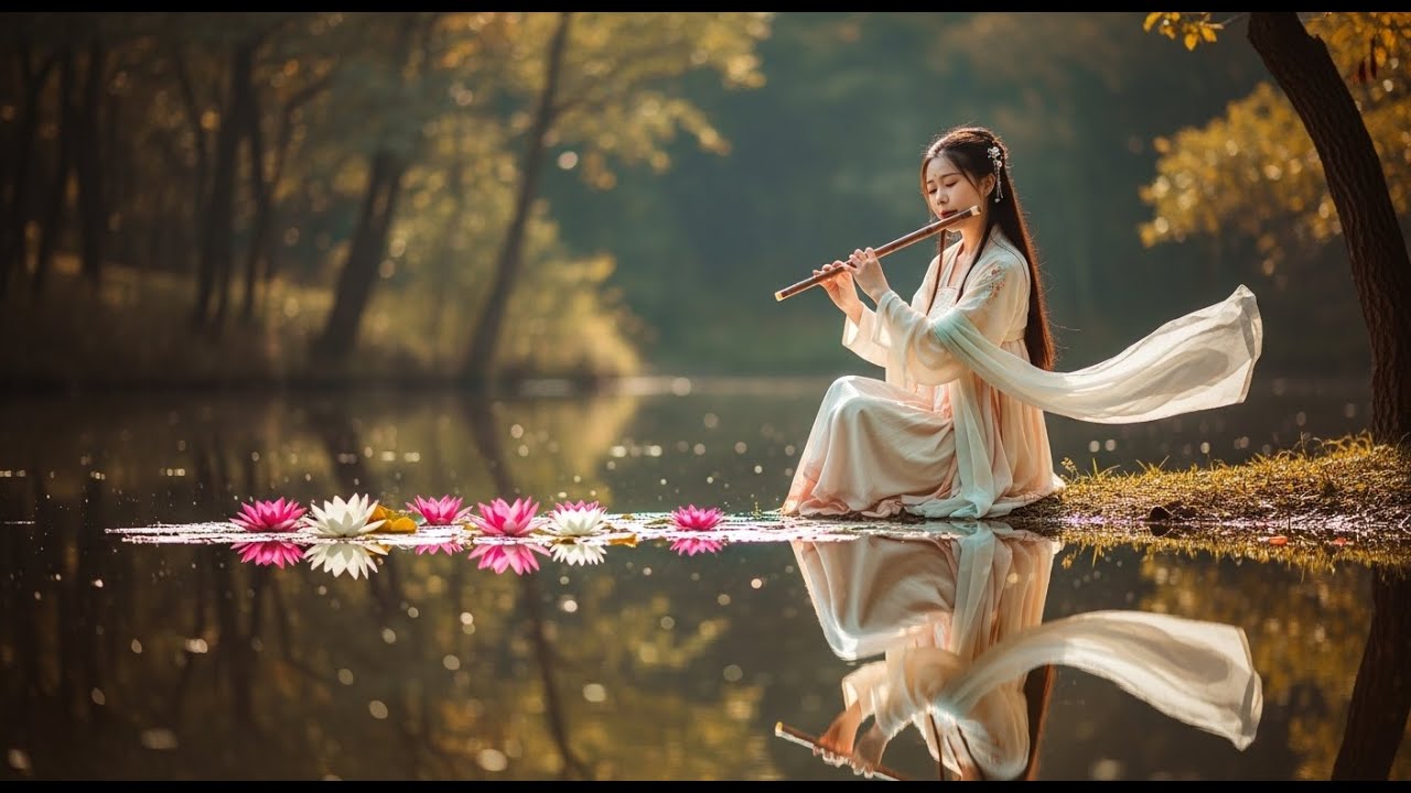 2 HOURS of Relaxing Music | Chinese Bamboo Flute | Piano - Meditation ...