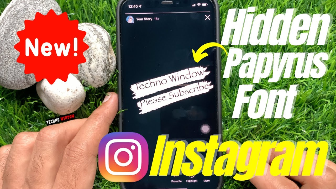 Cách sử dụng phông chữ Instagram Papyrus ẩn sẽ giúp bạn tạo ra những bức ảnh độc đáo và không giống ai trên trang cá nhân. Với tính năng \