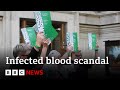 UK government covered up infected-blood scandal which left victims exposed, report finds | BBC News