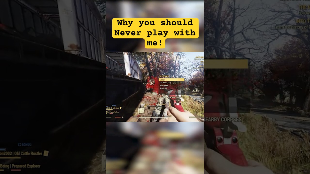 Why YOU should NEVER play with me! #fallout76 #shorts