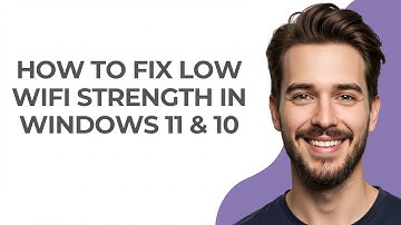 How To Fix Low Wifi Strength In Windows 11 & 10 - UPDATED!