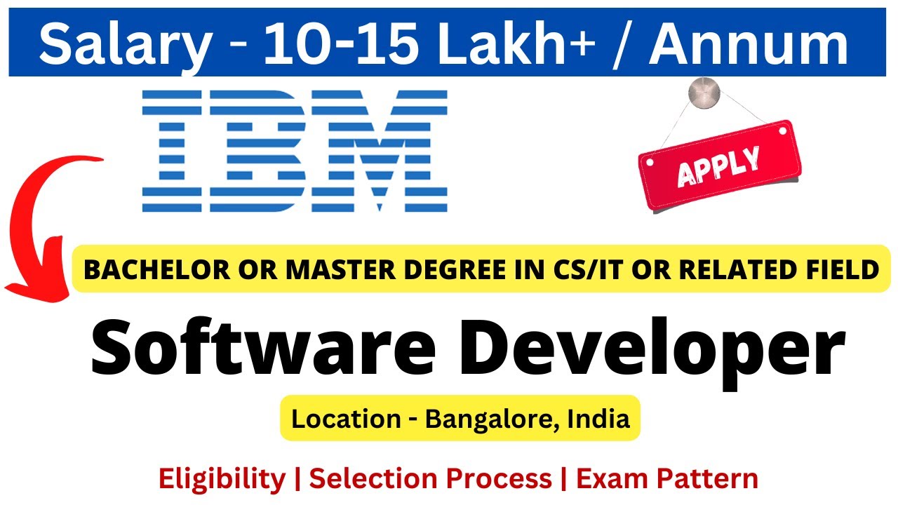 IBM Off Campus Drive for Fresher 2022-2025 | Software Developer ...