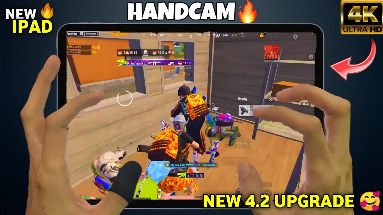 😈Xiaomi Pad 7 Pro (120fps) PUBG HANDCAM🔥NEW 4.2 UPGRADE😍Pubg Test/Gameplay/Sensitivity + Control‼️