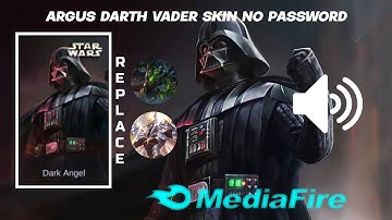 New Argus Darth Vader Starwar Skin No Password Full Sound Effects | Latest Patch 2022