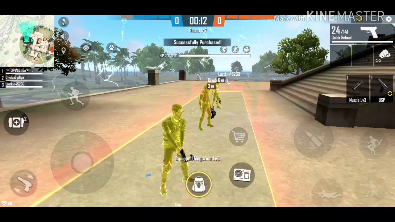 4vs4 gameplay | GMR debu | Garena Free Fire| - YouTube