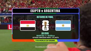 Egipto vs Argentina - COPA MUNDIAL 2026 | Promo 70 @TeleamazonasEcuadorOficial​