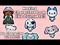 Making characters look like crumpets no character creator  unboxyandrandomthingswithlay