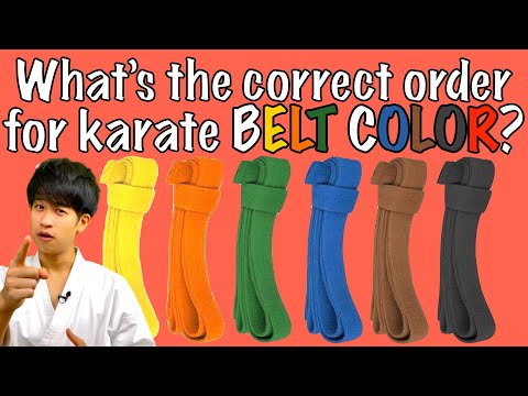 Video: What Are The Belts In Karate?