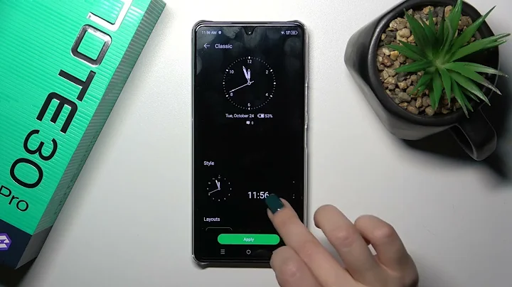 How to Customize AOD on INFINIX Note 30 Pro?