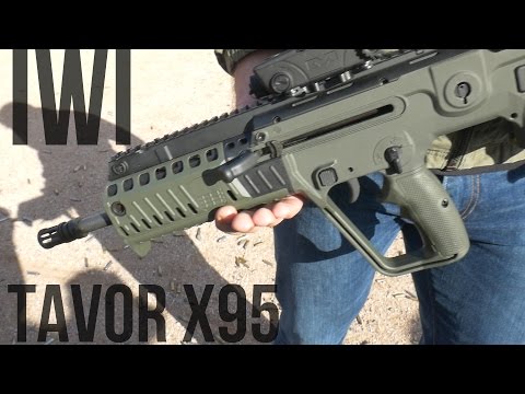 SHOT Show Range Day 2016: The New (to the US) IWI Tavor X95 Bullpup