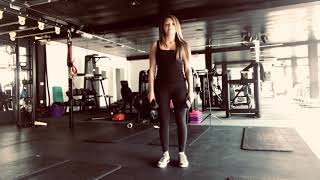 Dumbbell Front Punches Demo