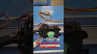 What are the components of wiper system.