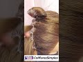 Easy Bubble Hairstyle for Short Hair