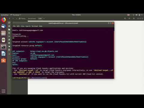 IBM Bluemix Tutorial