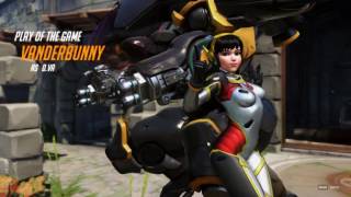 OVERWATCH POTG Eichenwalde D.Va Triple Kill