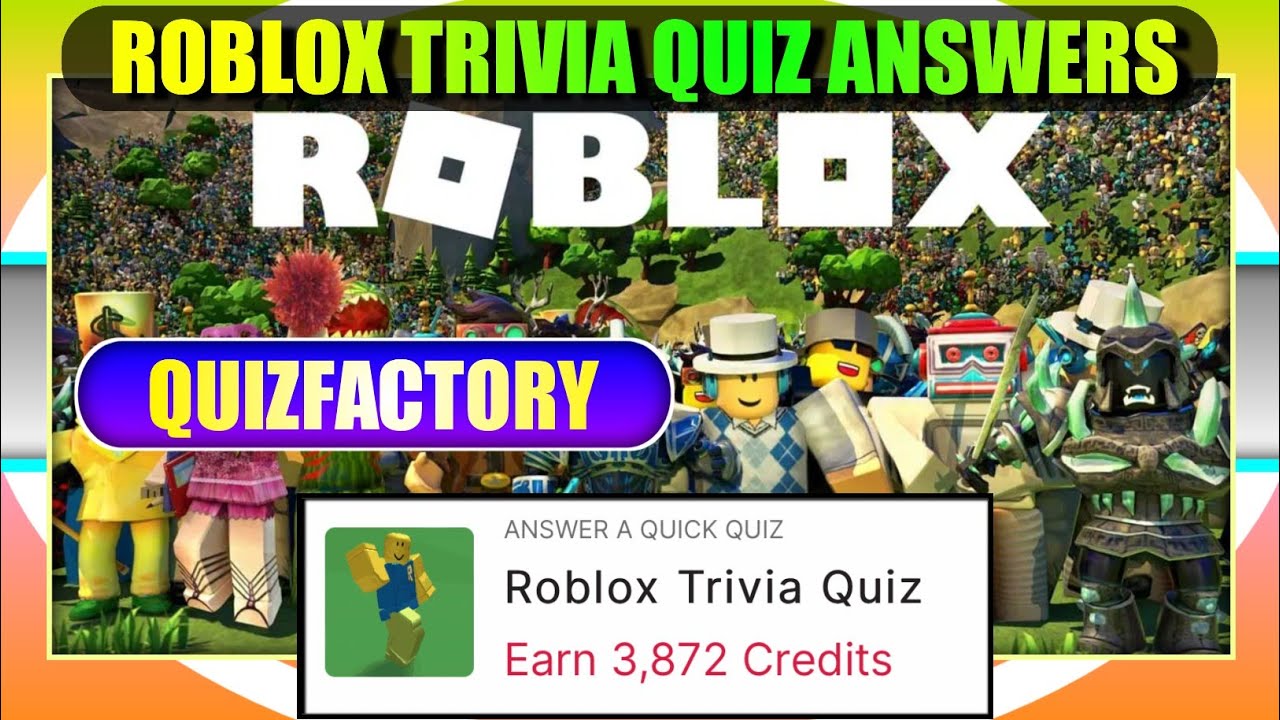 Roblox Trivia Quiz! 