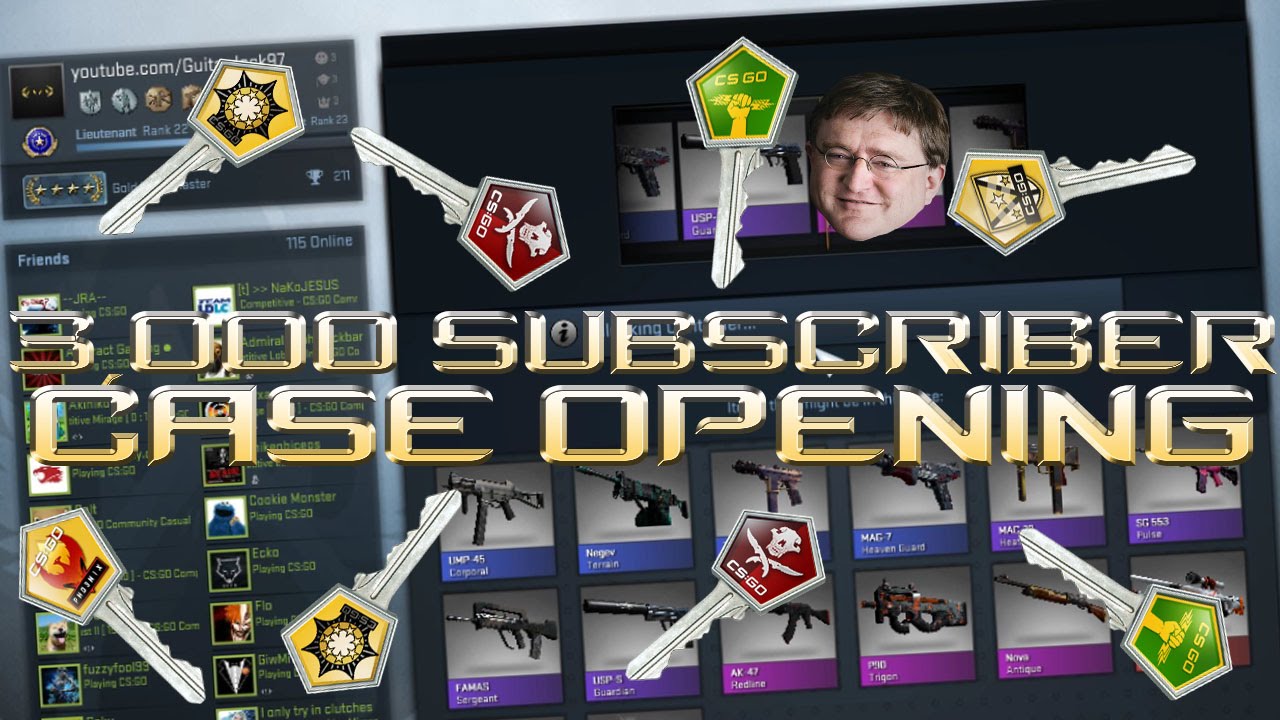 CS:GO Case Opening - 3,000 Subscriber Special! - YouTube