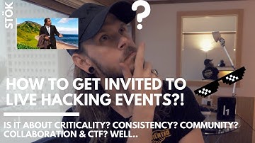 How to get invited to HackerOne BUG BOUNTY live hack events!