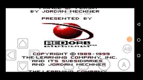 Prince of Persia (GBC) Loading Screen