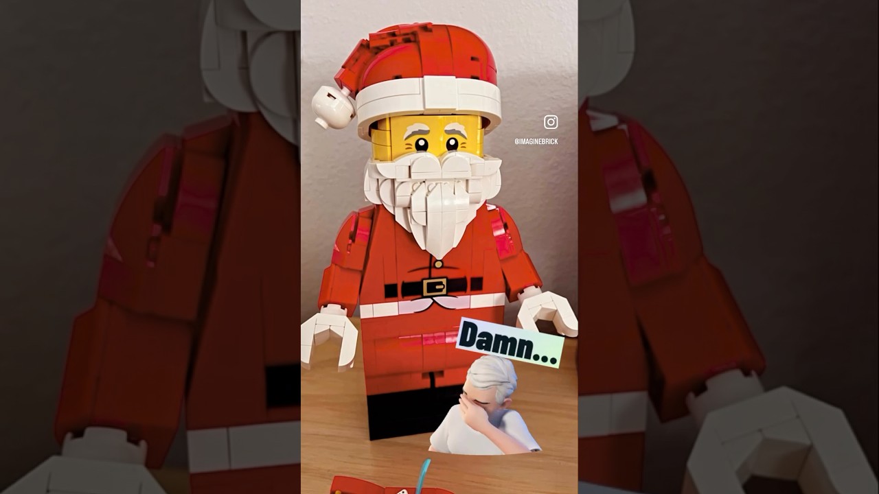LEGO… we need to talk. 😬Set 40820 Santa’s printing is way off. White on red = pink belt!