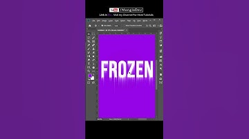 Unleash the Magic: Learn How to Create Frozen Text in Photoshop #photoshoptutorial #tutorial #shorts