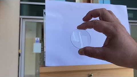 Using a convex lens to produce a real image