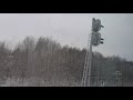 Видео из поезда.ПУТЕШЕВСТВИЕ по России.Зимние пейзажи.