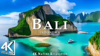 FLYING OVER BALI 4K UHD  Amazing Beautiful Nature Scenery with Relaxing Music  4K VIDEO ULTRA HD