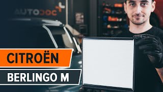 Как се сменя Филтър за купе на CITROËN BERLINGO Box (M_) - видео ръководство