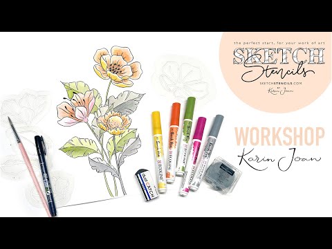 SKETCH Stencils workshop by Karin Joan