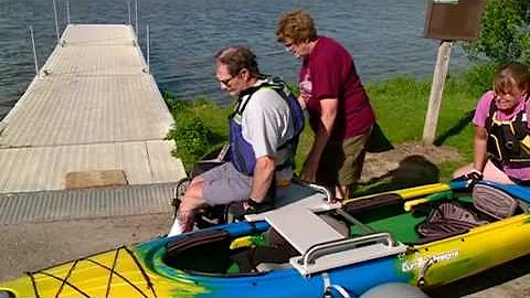 Adaptive kayaking program