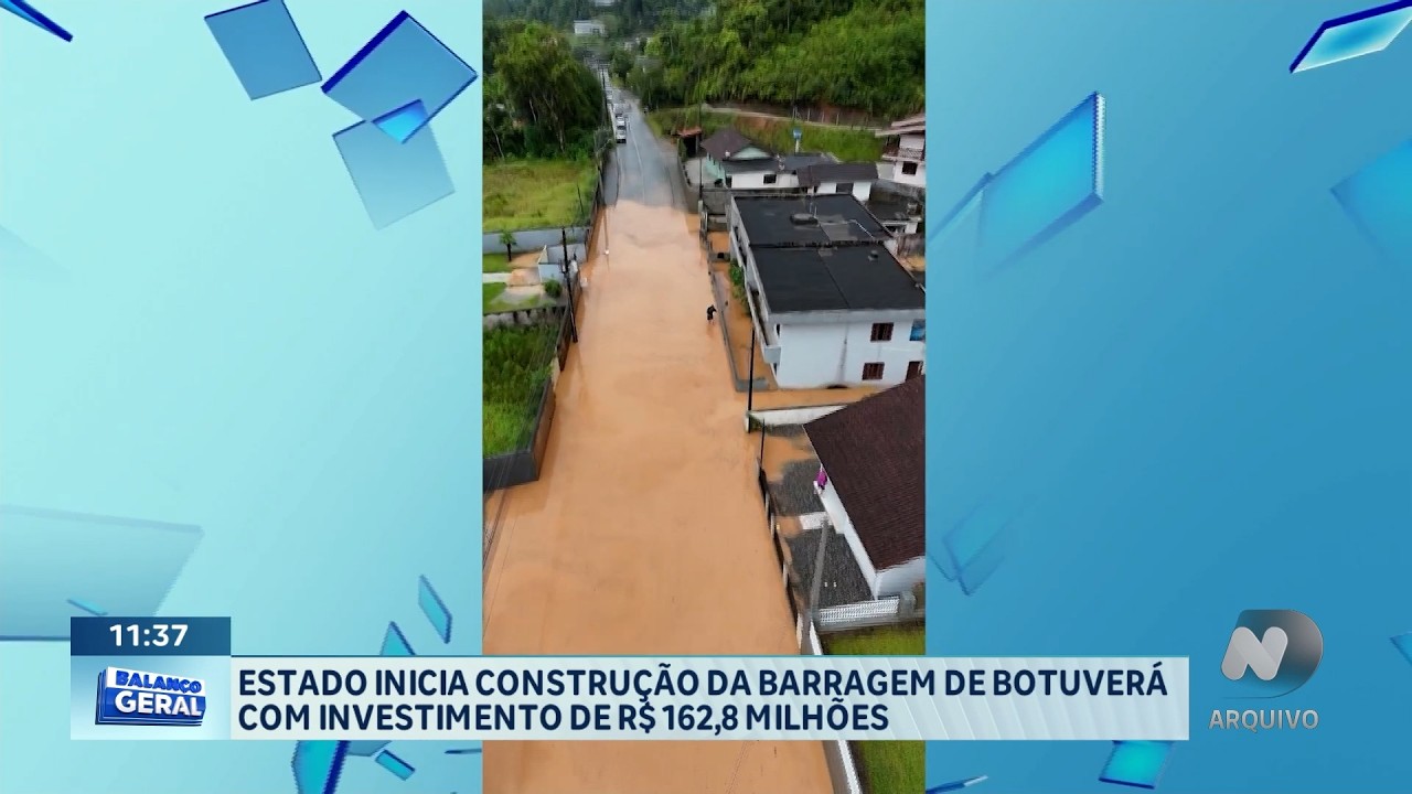 Barragem de Botuverá começa a ser construída com investimento milionário