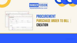 Ranger Fusion Procurement | Purchase Order to Bill Demo