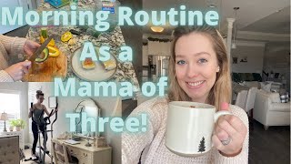 MORNING ROUTINE\/STAY AT HOME MOM OF 3\/WHAT I EAT IN A DAY