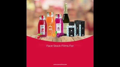 Elevate Your Labels with High-Quality Face Stock Films!