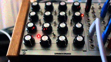 Modular Percussions - Pittsburgh Modular System 10.1+ and noise/rnd-gen