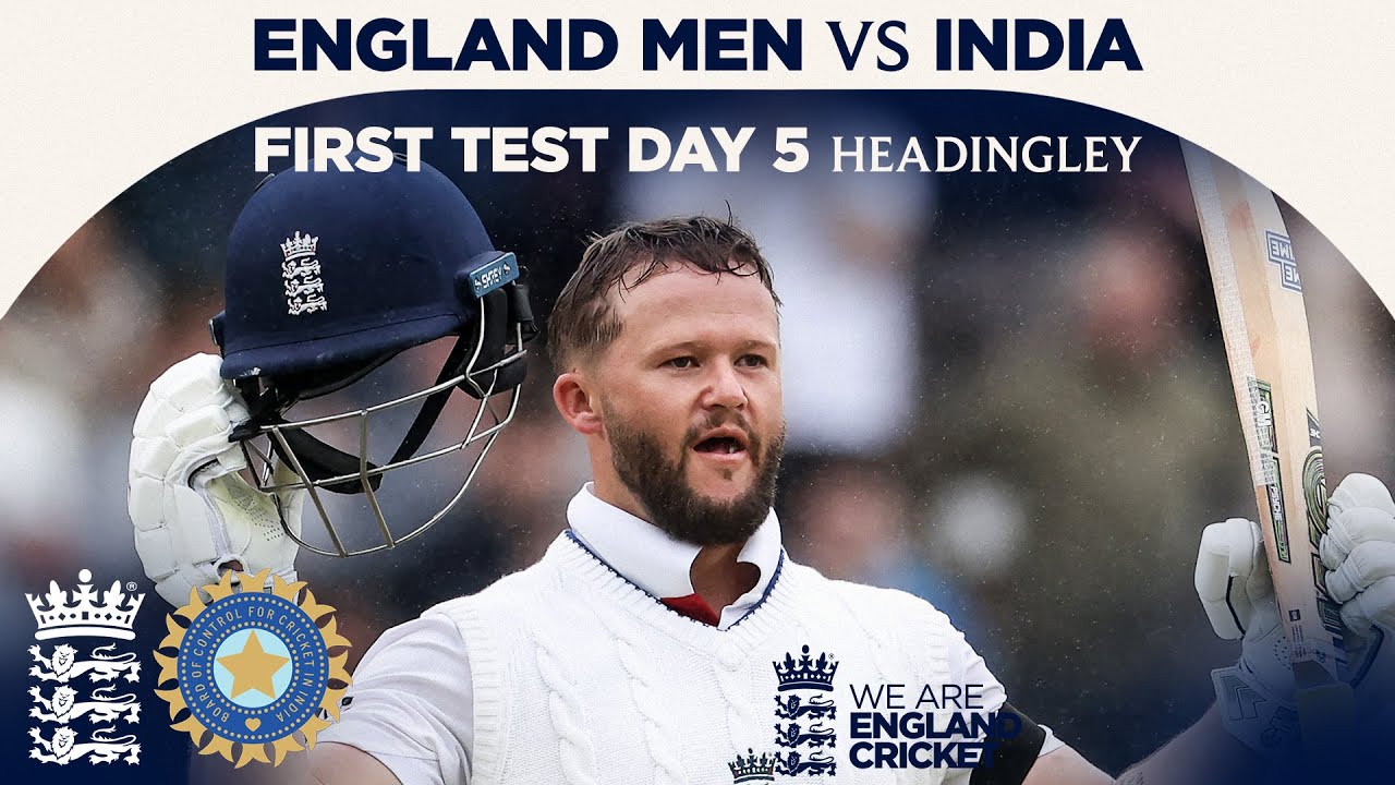 Duckett Hundred Inspires 5-Wicket Win! | Highlights - England v India Day 5 | Rothesay Test 2025