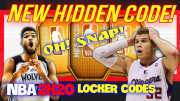 NEW HIDDEN NBA LOCKER CODE 2K20 Locker Codes