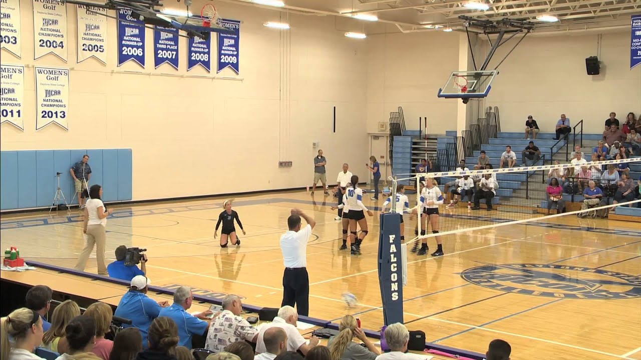 Daytona State College Women's Volleyball Inaugural Match 82713 YouTube