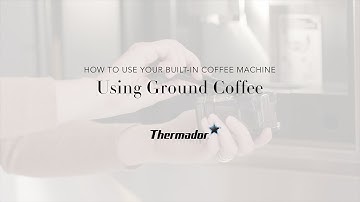 Adding Ground Coffee to Your Thermador Built-in Coffee Machine